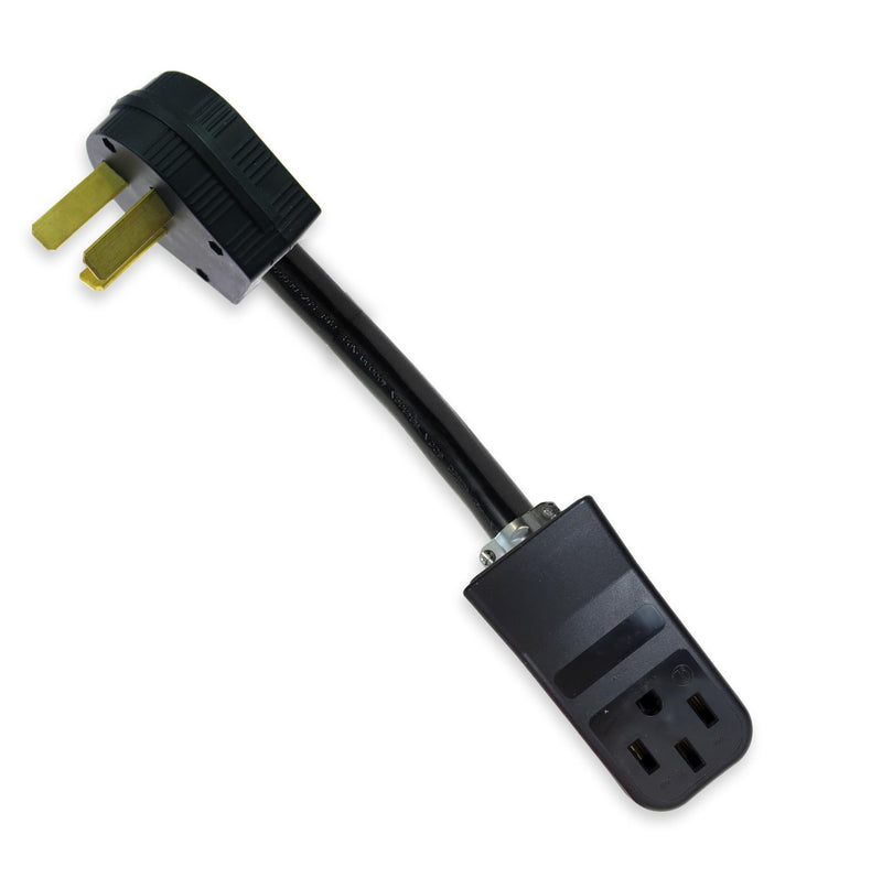 10-50P Male 3-PIN Plug to 14-50R 4-PIN Female Receptacle Stove Range Oven Power Cord Adapter 250V NEMA FX355