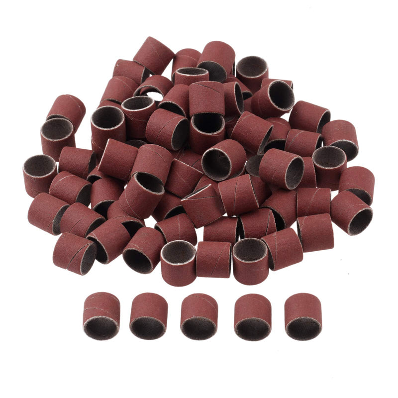 100 PCs Sanding Bands 320 Grit Drums Sleeves For DREMEL Rotary Tools 12CM 320# Grit