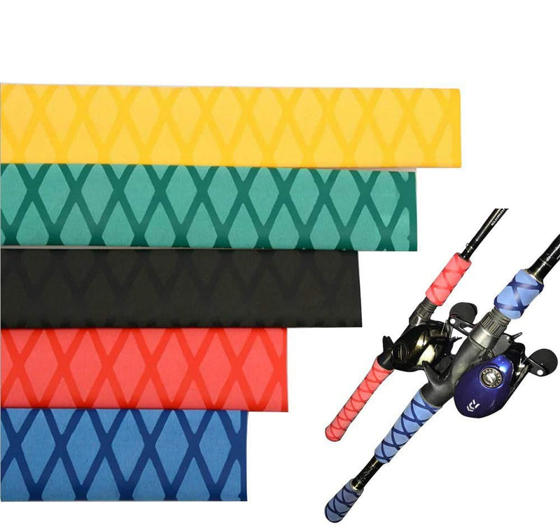 Diameter: 25mm 30mm 35mm X-Tube Heat Shrink Sleeve Wrap Fishing Bulding Handle Cork Rod Grip with Non Slip Waterproof and Insulation 40 Inch Lengths Durable Repair Black Diamter:30mm; Length:40''