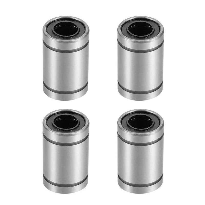 uxcell LM8UU Linear Ball Bearings 8mm Bore 15mm OD 24mm Length for CNC Machine 3D Printer 4pcs 4