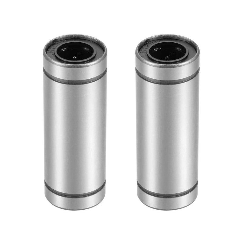 uxcell LM12UU Extra Long Linear Ball Bearings, 12mm Bore Dia, 21mm OD, 57mm Length (Pack of 2)