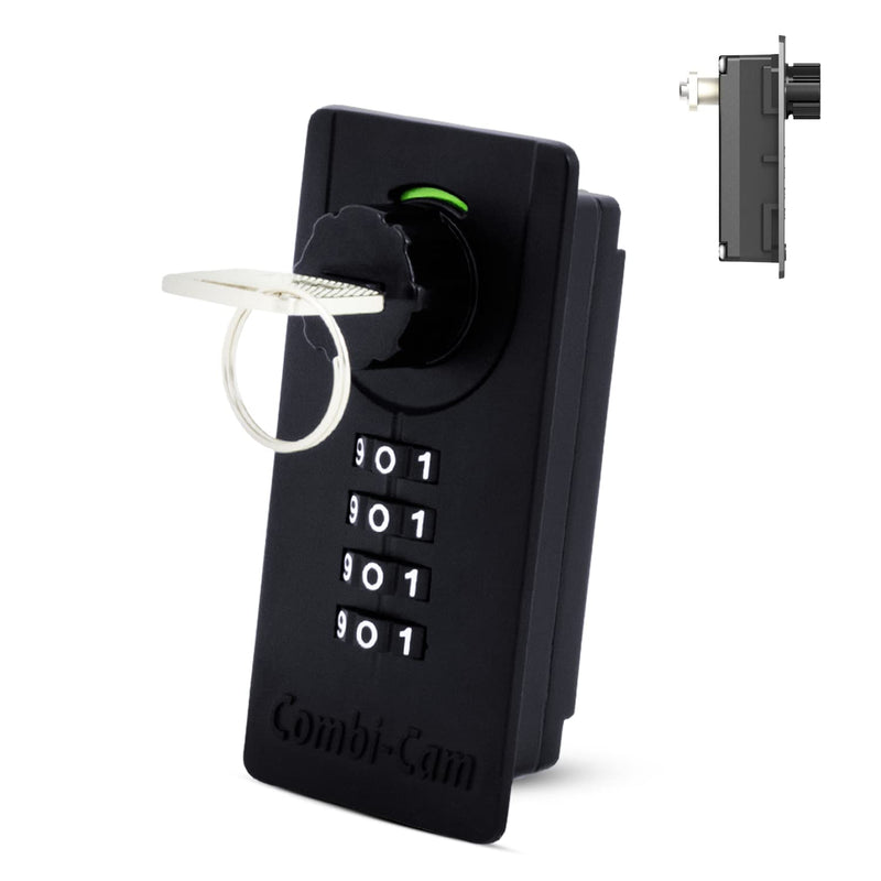 Combi-Cam 7700 & Key MAX Combination Locker LOCKS-7700, Black 1