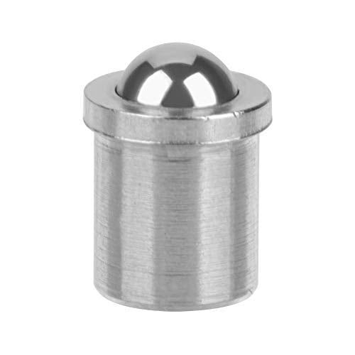 20pcs 304 Ball Plunger, Stainless Steel Positioning Beads Screw Spring Smooth Ball Plunger (? 4x5)