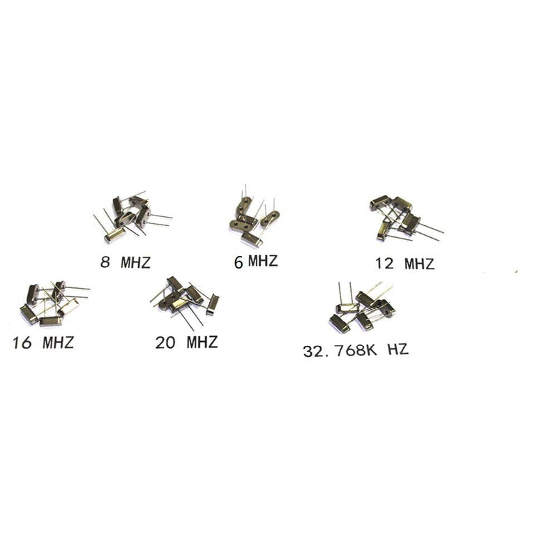 24PCS 6Mhz 8Mhz 12Mhz 16Mhz 20Mhz 32Mhz Mhz Crystal Oscillator HC-49S Each 4pcs - NewNest Australia