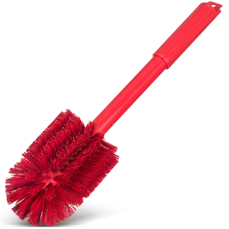 SPARTA Industrial Tank Brush Pipe Brush, Drain Brush with Handle for Commercial Kitchens, Polyester, 16 Inches, Red 1