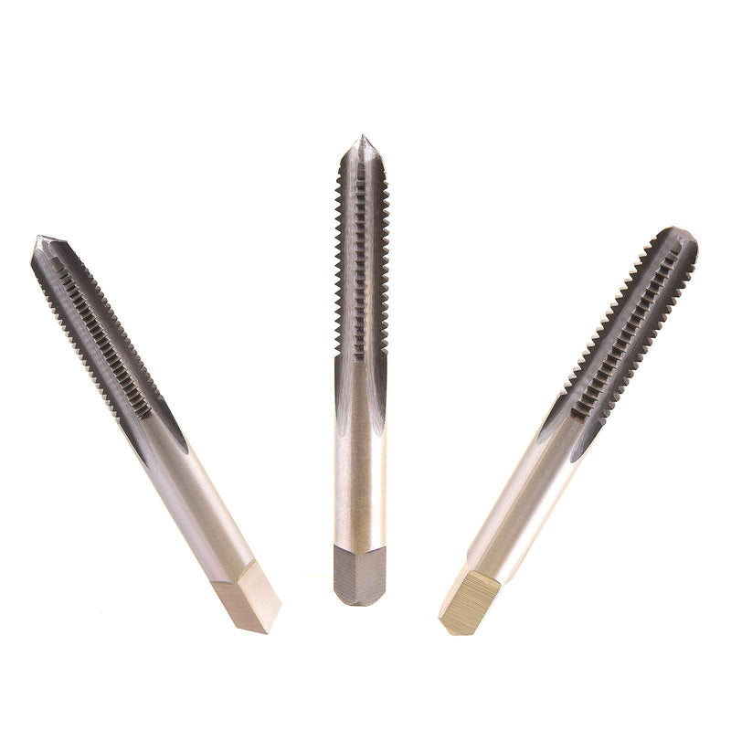 MaxTool M10x1.5 Hand Thread Tap Sets Including Taper+Plug+Bottom Metric HSS M2 Taps Set Pitch 1.5mm FULLY GROUND RIGHT HAND; HSM02W00R10