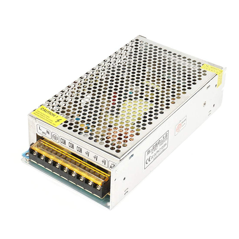 12V 20A DC Universal Regulated Switching Power Supply,AC100V/240V to DC12V 240W Transformers for LED Strip Light,Radio, Computer Project,Video Surveillance,Probe Signal Lamp 12V 20A