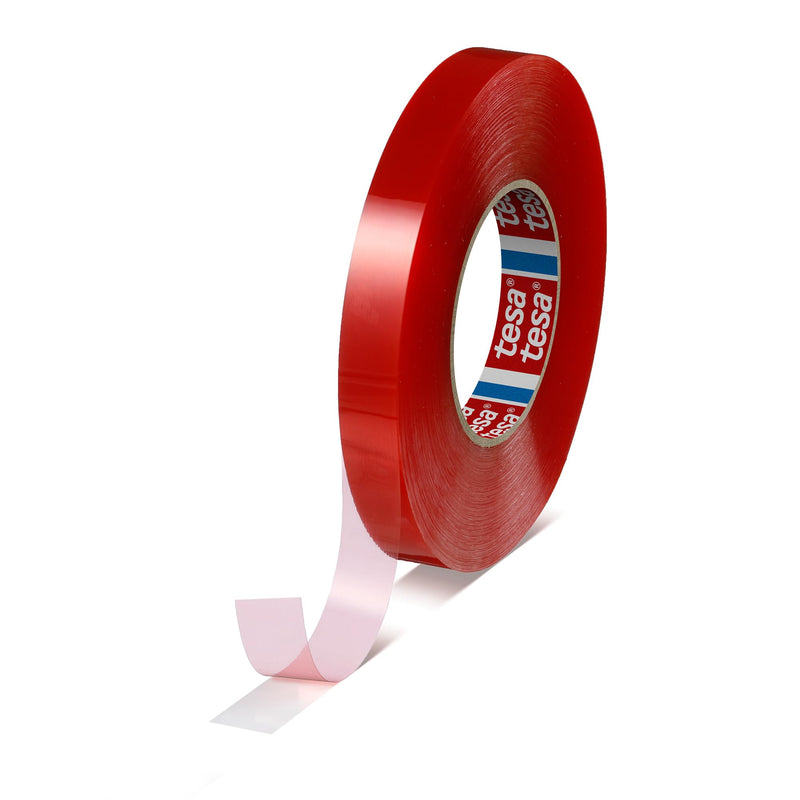 tesa 4965 Original Double-Sided PET Film Tape, Transparent, 1 in x 180 ft, 1 Count
