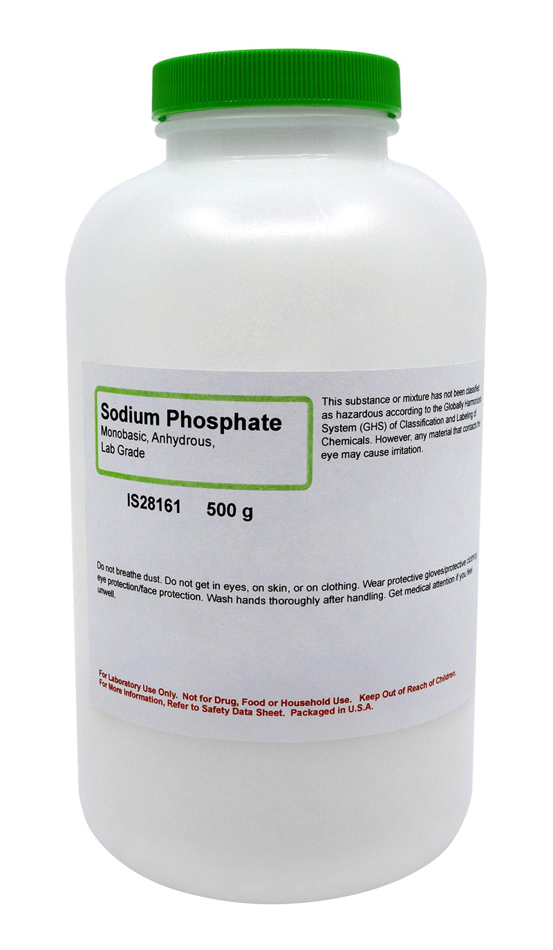 ALDON Innovating Science Laboratory-Grade Sodium Phosphate, Monobasic, Anhydrous, 500g - The Curated Chemical Collection