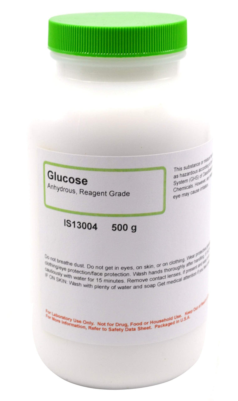Reagent-Grade Glucose, Anhydrous, 500g - The Curated Chemical Collection