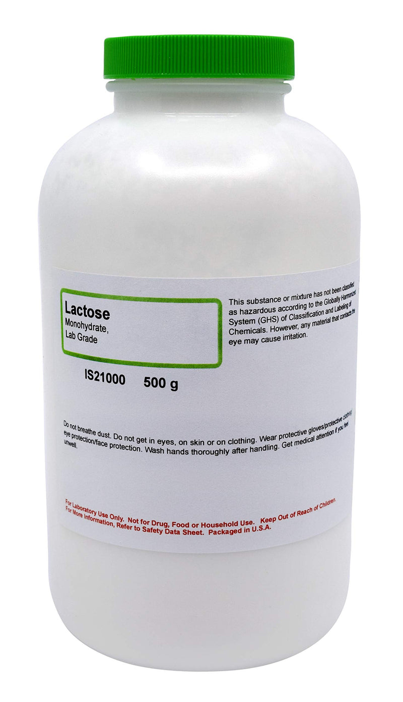 ALDON Innovating Science Laboratory-Grade Lactose Monohydrate, 500g - The Curated Chemical Collection
