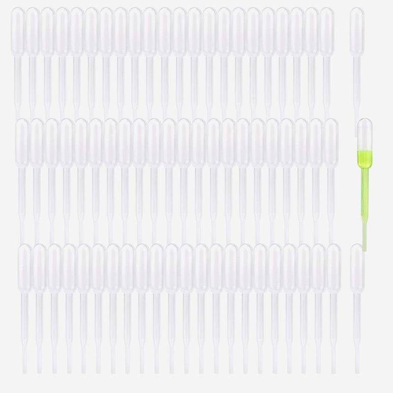 moveland 0.2ml Plastic Mini Transfer Pipettes for Liquid Mixture, 350PCS Disposable Dropper 0.2 ml