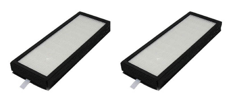 Nispira AH60010 True HEPA Filter Replacement for Hoover Air Purifier WH10100 WH10200 Oreck AK60010QPC WK17001QPC WK17004QPC WK17003QPC WK17002QPC, 2 Pack white (2 packs)