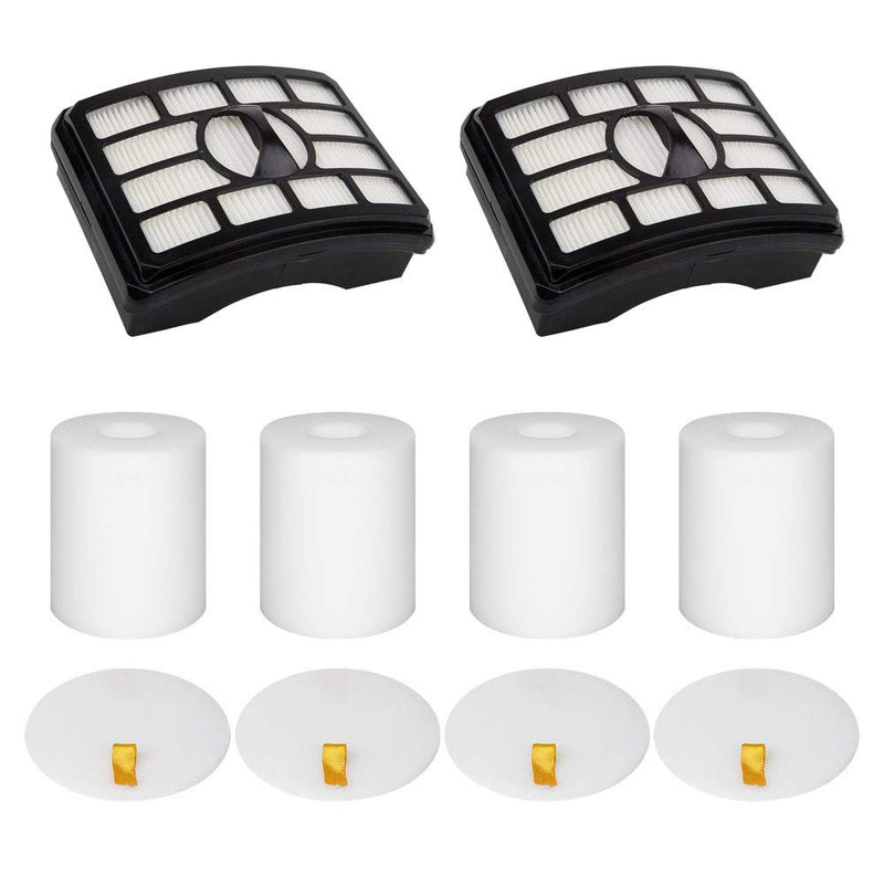 2 + 4 Pack Vacuum Filters Replacement Compatible for Shark Rotator Pro Lift-Away NV500, NV501, NV502, NV503, NV505, NV510, NV520, NV552, UV560, NV642, ZU780, ZU782, ZU785, Part Xff500 Xhf500 - NewNest Australia