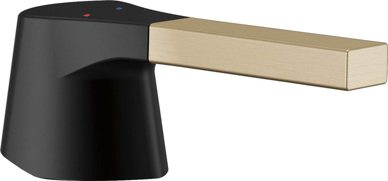 DELTA FAUCET RP84411GZ Single Finish Accent Handle Kit, Matte Black/Champagne Bronze