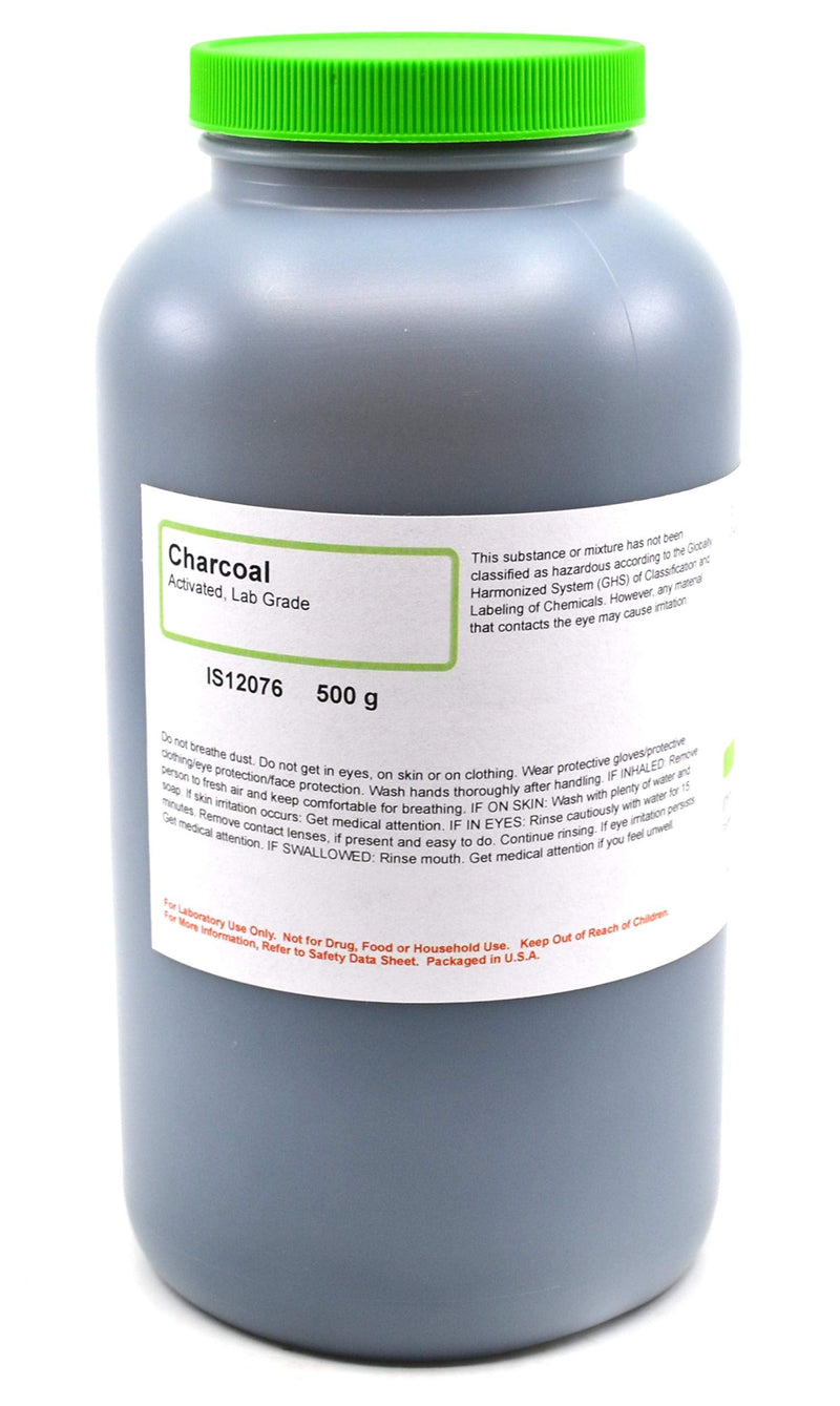 ALDON Laboratory-Grade Activated Charcoal, 500g - The Curated Chemical Collection