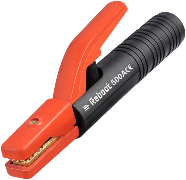Reboot Welding Electrode Holder 500AMP Heavy Duty Jaw Holding Plier Electrode Clamp of Welding Machine ARC Welder American Design 500 Amp