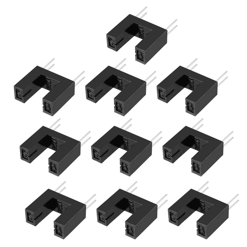 uxcell 10 Pcs 5/16" Slot PCB Photo Interrupter Slotted Optical Sensor Switch HY860H-A 5/16"