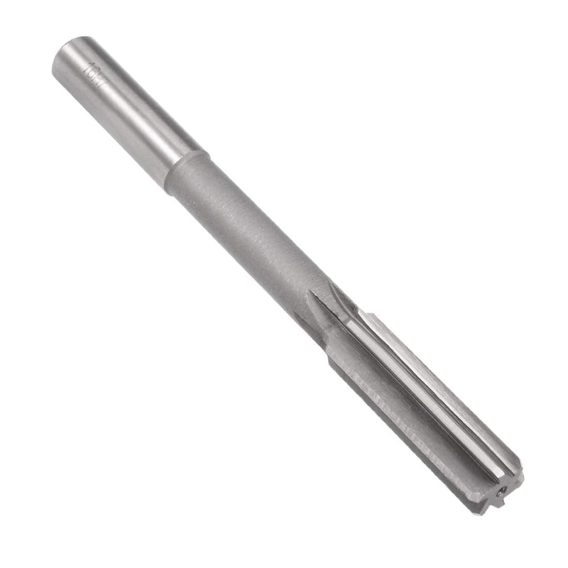 uxcell Chucking Reamer 16mm, H7 HSS Lathe Machine Reamer 6 Straight Flutes, Round Shank Milling Cutting Tool, Metric Reaming Drill Bit for Stainless Steel Metal Hole
