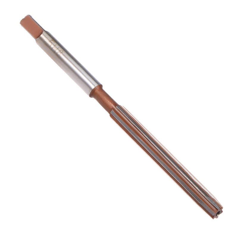 uxcell Hand Reamer 5mm Alloy Tool Steel H8 6 Straight Flutes Hand Milling Cutter Tool Metric Reaming Drill Bit for Metal