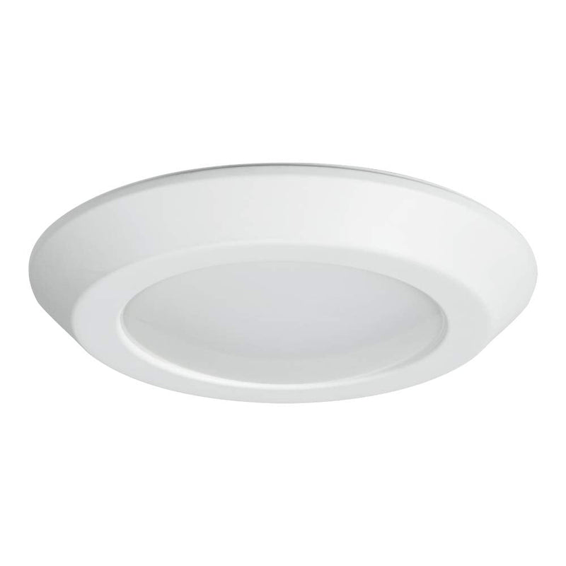 HALO BLD6089SWHR BLD 6 in. White Integrated Recessed Ceiling Light Trim at Selectable CCT (2700K-5000K), Title 20 Compliant LED Direct Mount, 6" 6 inch