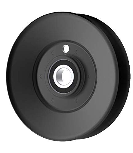 5 Inch Dia 17mm Bore Steel V-Groove Idler Pulley Replacement for Exmark Toro 1-603805