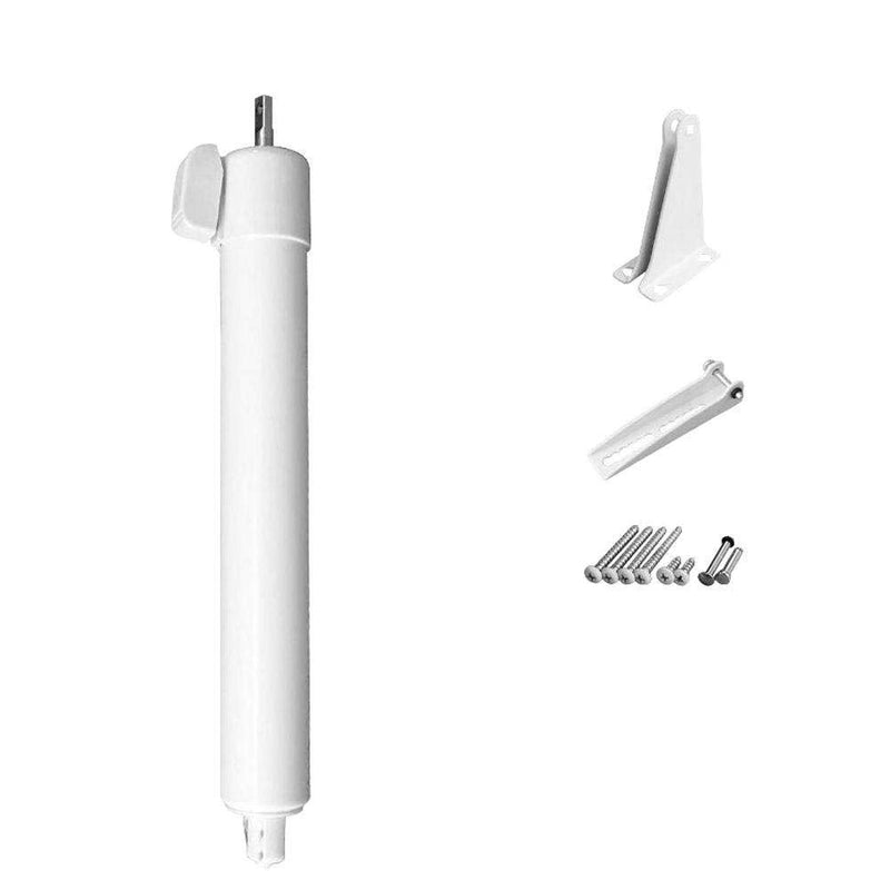 Touch 'n Hold Smooth - Heavy Duty Door Closer System (White) White