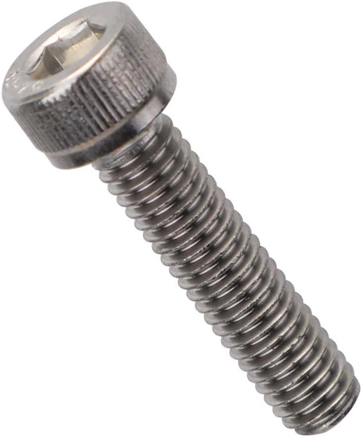 M3 x 12mm Socket Head Cap Screws Metric, Allen Socket Drive, Stainless Steel 304, Full Thread, Bright Finish, Machine Thread, 100 PCS M3 x 12mm