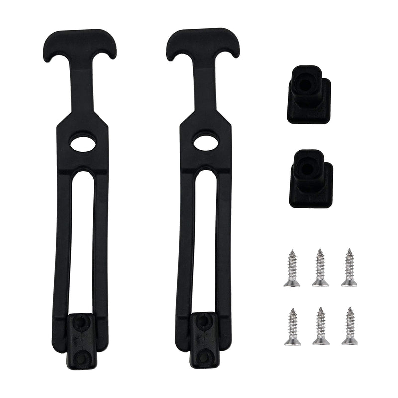 Creatyi 2 PCS Latest Model 8'' Rubber Flexible T-Handle Draw Latches,for Tool Box,Cooler, Golf Cart, Engineering Machine Hood or Farm Machinery Style 4