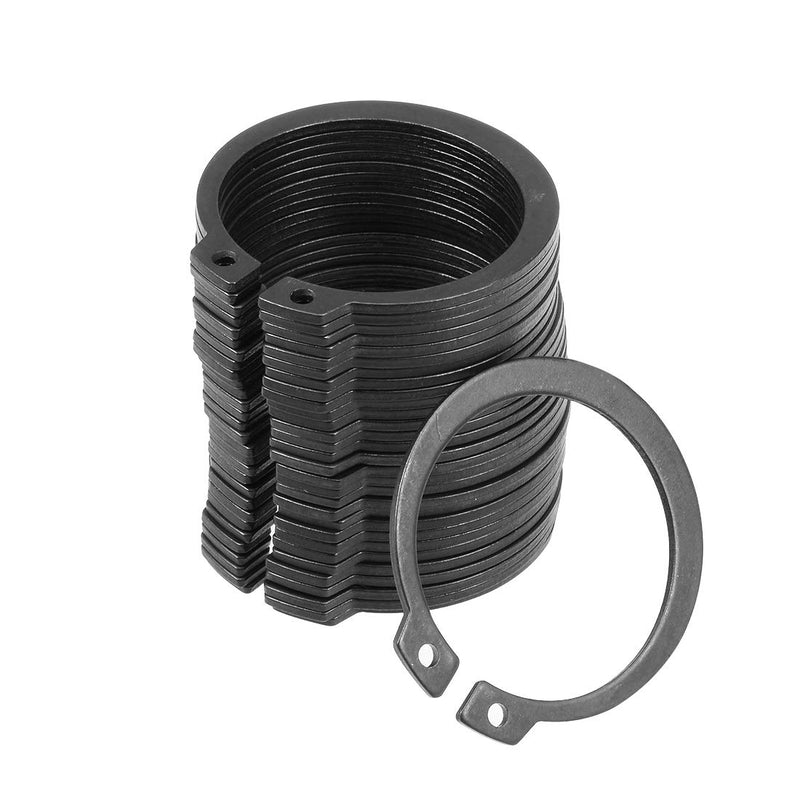 uxcell 41mm External Circlips C-Clip Retaining Shaft Snap Rings 65Mn 30pcs