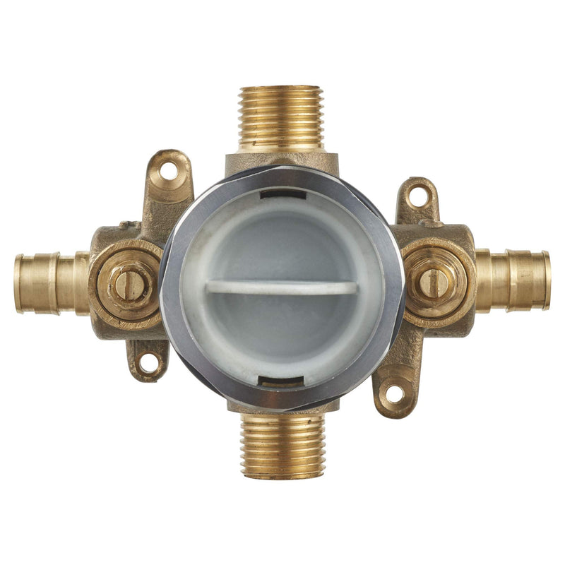 American Standard RU108SS Flash Shower Rough-In Valve with PEX Inlets and Universal Outlets with Screwdriver Stops for Cold Expansion System, Unfinished