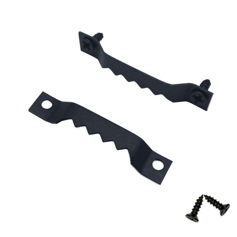 50 Pack Small Sawtooth Picture Hangers Steel Picture Hanging Picture Frames Hangers with Screws Picture Hang Solutions, for Hanging Clock Paintings Artwork Picture Frame Hook Photos (Black) Black Sawtooth -50 Pack