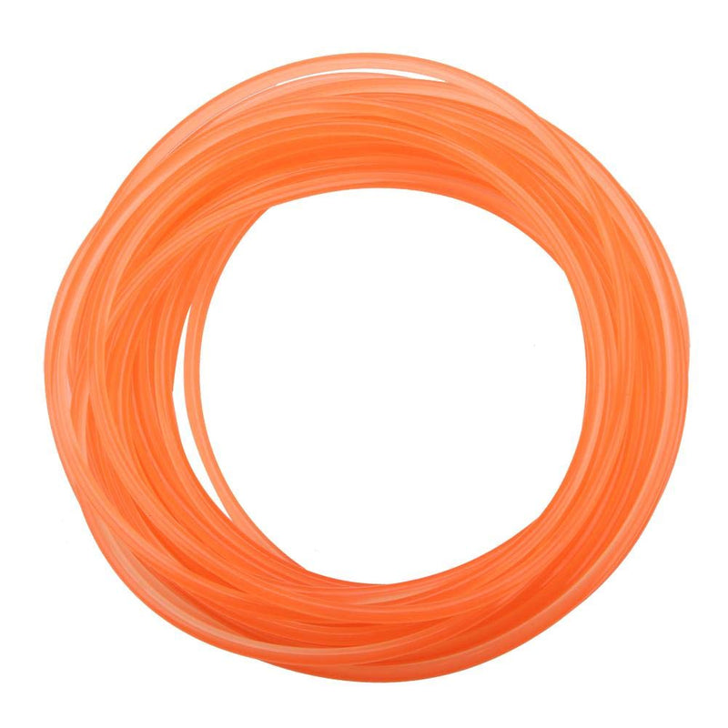 High Performance Round Belting, PU Belt Polyurethane Round Belt for Drive Orange (4mmx10m) 4mmx10m