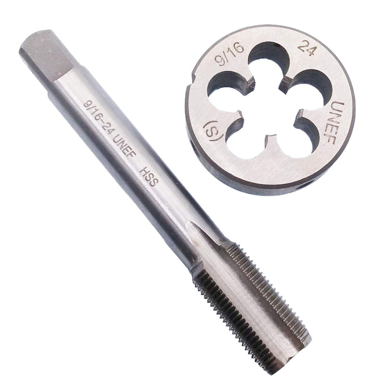 HSS 9/16-24 UNEF Tap and 9/16-24 UNEF Die Right Hand