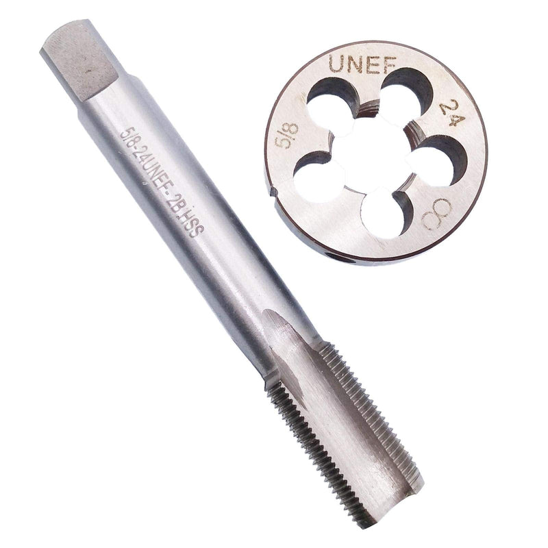 HSS 5/8-24 UNEF Tap and 5/8-24 UNEF Die Right Hand