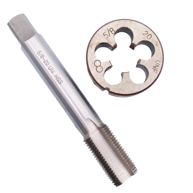 HSS 5/8-20 UNF Tap and 5/8-20 UNF Die Right Hand