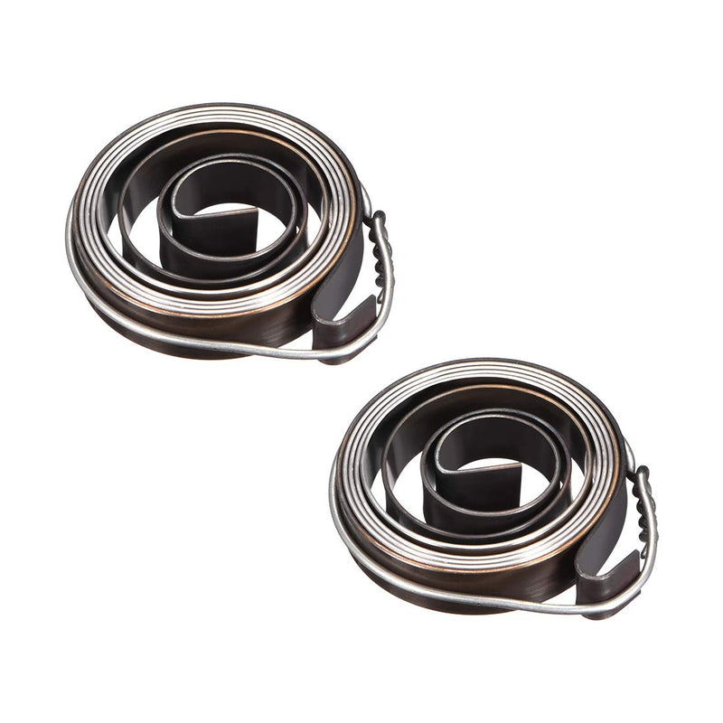 uxcell Drill Press Return Spring, Quill Spring Feed Return Coil Spring Assembly, 2.2Ft Long, 35 x 8 x 0.8mm 3PCS 3