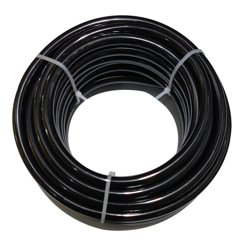 Beduan 6mm x 4mm Black Pneumatic Tubing Pipe PU Polyurethane Air Compressor Tubing Hose Pipe Line Fluid Transfer 39.4ft 12 Meter 6mmx4mm-39.4ft
