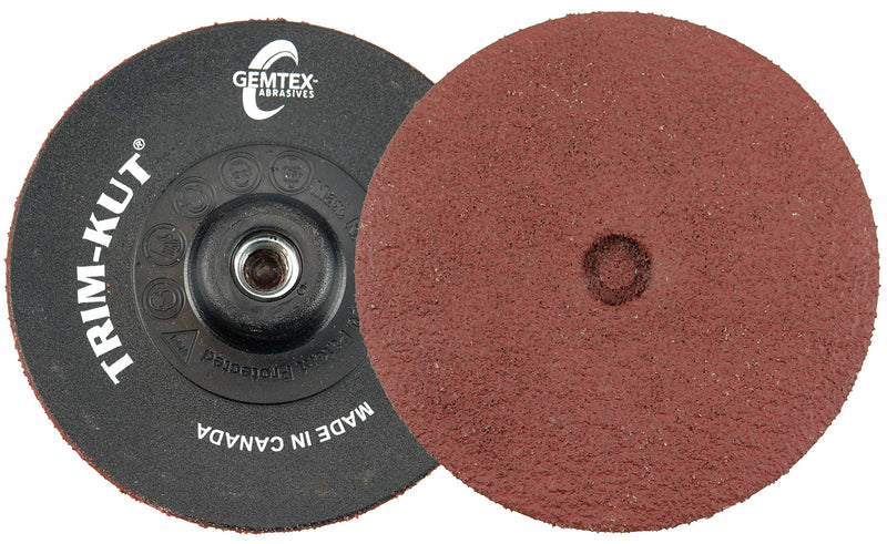 Weiler 59305 Trim-Kut Grinding Disc, 3" Diameter, 60 Grit, 5/16" - 18 Hub (Pack of 25)