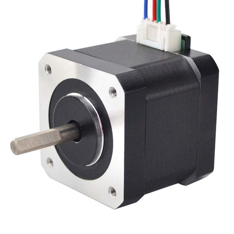 STEPPERONLINE Nema 17 Stepper Motor 1.5A 63.74oz.in 39mm Body with 1m Cable and Connector for DIY CNC/ 3D Printer