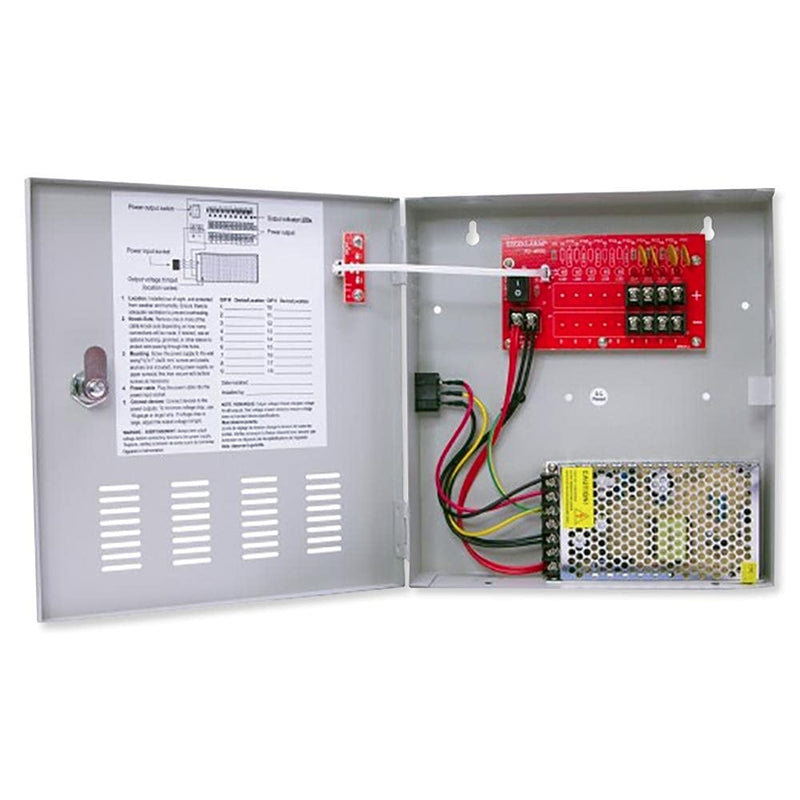 Seco-Larm PC-U0405-PULQ Enforcer 12VDC Switching CCTV Power Supply 4 Outputs 5A