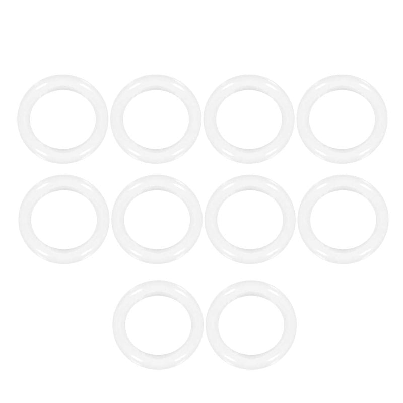 uxcell Silicone O-Ring, 23mm OD, 17mm ID, 3mm Width, VMQ Seal Rings Gasket, White, Pack of 10 17mmx23mmx3mm