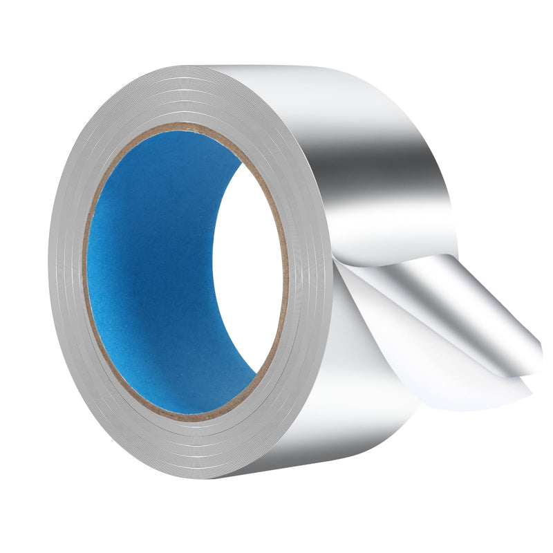 Aluminum Foil Tape, 2 inch x 82ft(3.9 Mil), Heavy Duty HVAC Tape, Insulation Adhesive Metal Tape for Ductwork, Dryer Vents Pipe, Sealing and Repairing 1