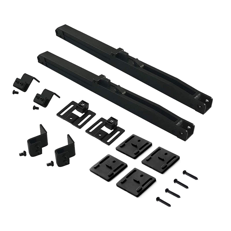2PCS Barn Door Soft Close Mechanism Spring Buffer Damper Upgraded Hole-Free Version Sliding Barn Door Hardware for Door Weight 70-160 Pounds Adjustable Door Stoppers, Actuator Spacers Included Normal Barn Door Soft Close Mechanism
