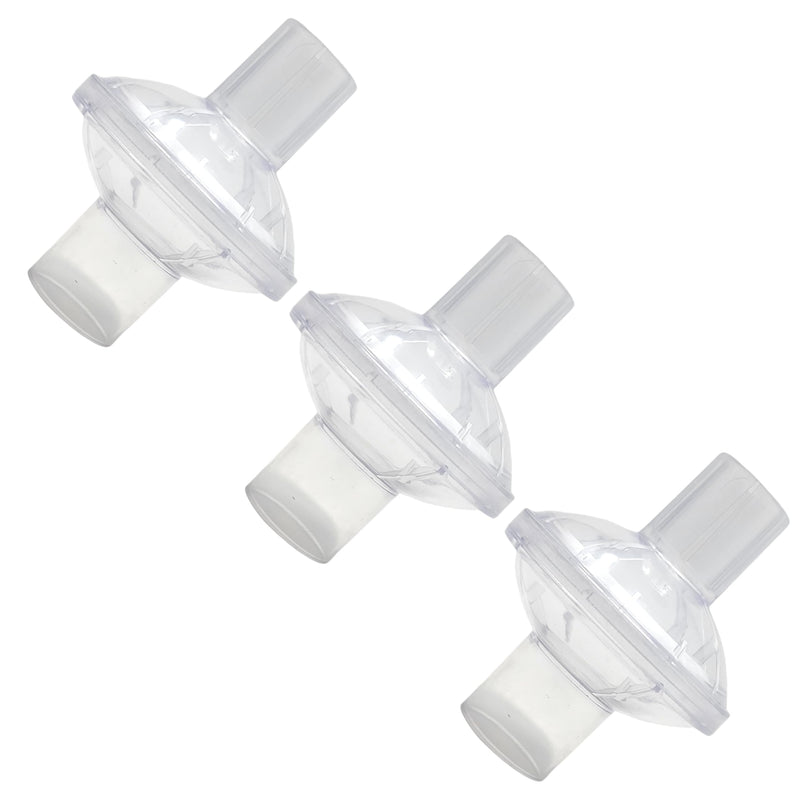 Universal Fit in-Line Filter for CPAP and BiPAP Machines - CPAP Filters to Purify Your CPAP Experience - 3 Pack 3 Count (Pack of 1)
