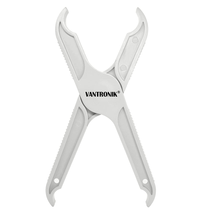 VANTRONIK Fuse Puller Tool for Large and Medium Cylindrical Fuse Cartridge Fuse and Bulb, Insulated Non-Slip Grip Handle, 7.2 Inch Long 7.2 inches