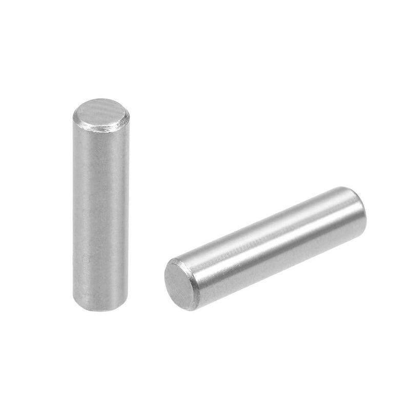 uxcell 20Pcs 5mm x 20mm Dowel Pin 304 Stainless Steel Wood Bunk Bed Dowel Pins Shelf Pegs Support Shelves Silver Tone