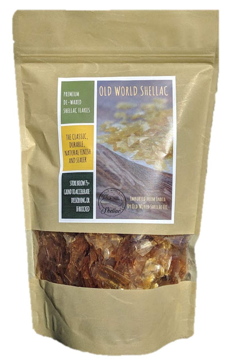 De-Waxed Blonde Shellac Flakes 1 lb. (16oz.)