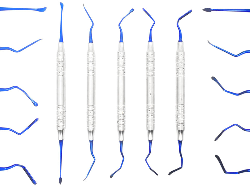 Vista Tunneling Procedure Kit (5 pcs, Blue Plasma Coating) Dental periodontologist Gum repositioning ARTMAN Brand