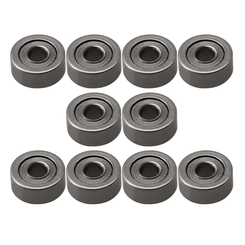 CNBTR 10PCS 2x6x2.5mm Bearing Steel Mini Groove Ball Bearings Sliding Wheels MR62ZZ Bearing Steel Miniature Ball Bearing for Power Tools, DIY Industry MR62ZZ 2x6x2.5mm